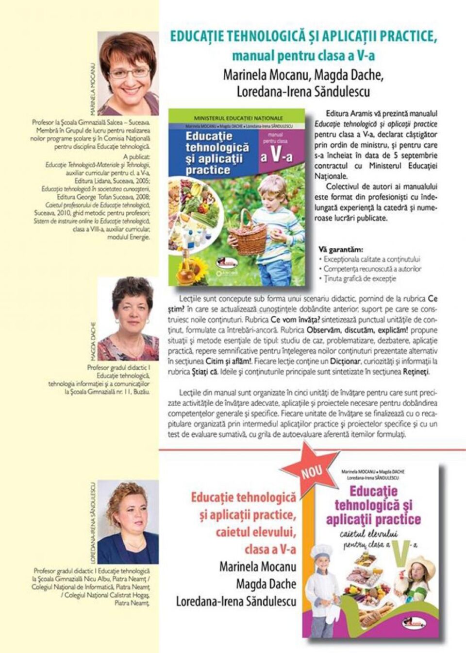 Manual școlar conceput de o profesoară din județ, aprobat de Ministerul Educației