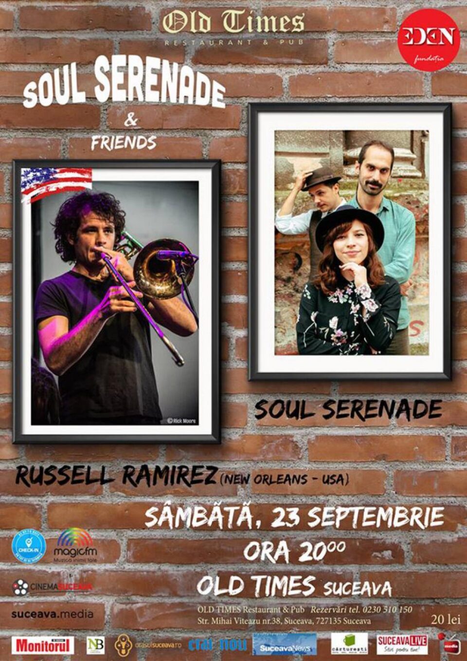 Soul Serenade & Russell Ramirez, la Casa de Cultură din Rădăuți Soul Serenade & Russell Ramirez, la Casa de Cultură din Rădăuți