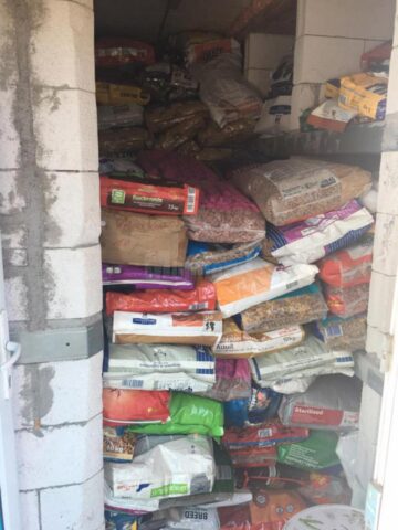 Peste 12 tone de hrană și produse de îngrijire, donate din Germania pentru adăpostul de câini al Sucevei