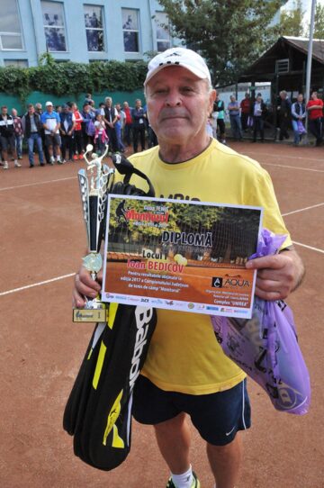 Ioan Bedicov, câștigătorul categoriei Veterani, peste 70 de ani