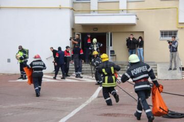 Planul Roșu de Intervenție a adus o mare desfășurare de forțe la Spitalul Județean