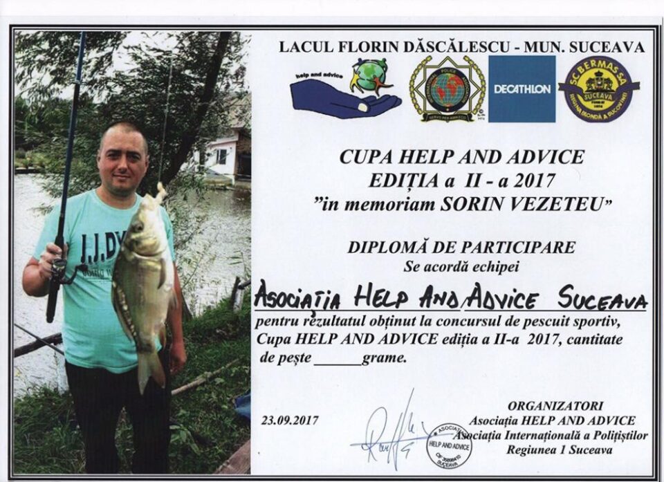 Aproape 40 de participanți și donații în valoare de 2.000 de lei, la Cupa Help And Advice ”In memoriam Sorin Vezeteu”
