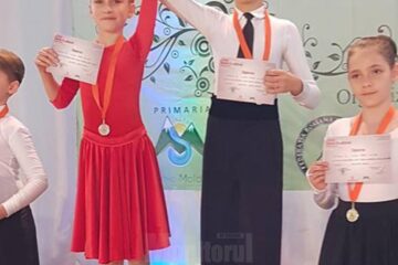 Peter Ștefura și Timea Kruk Irimescu, locul 1