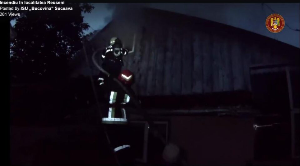 Incendiu la o gospodărie din Reuseni - Udești