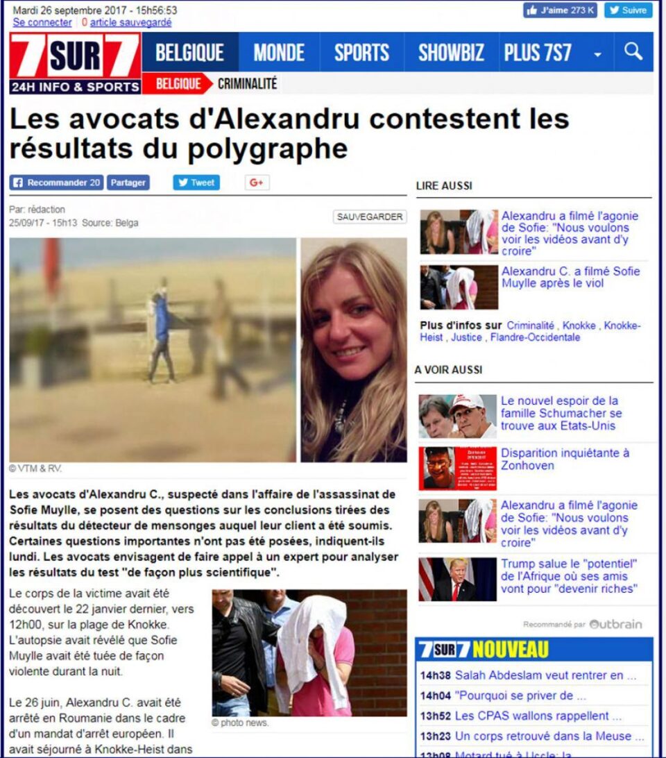 Telenovelă mediatică în Belgia, cu noi detalii halucinante, în cazul suceveanului acuzat de crimă Telenovelă mediatică în Belgia, cu noi detalii halucinante, în cazul suceveanului acuzat de crimă