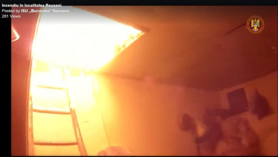 Incendiu la o gospodărie din Reuseni - Udești
