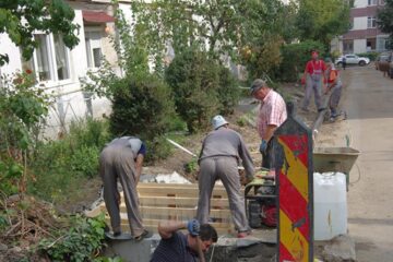 Lucrările de termoficare din Zamca