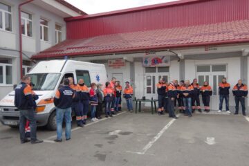 Protestul sindicaliștilor de la Ambulanță