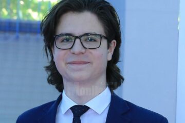 Bogdan Rusu, elev în clasa a VIII-a la Colegiul Național „Ștefan cel Mare” Suceava