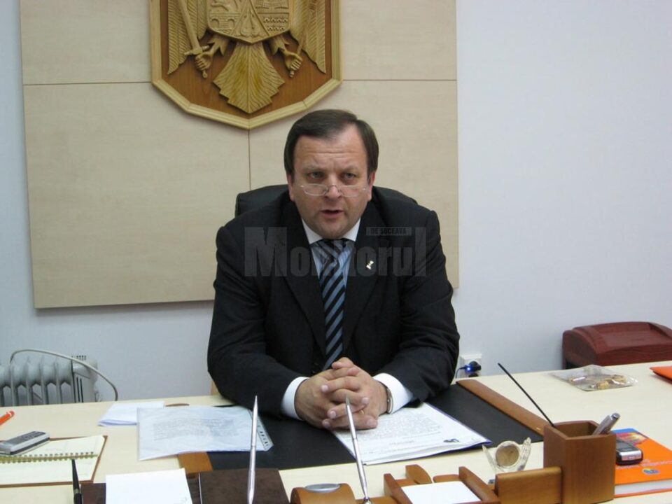 Delegația care este condusă de președintele Consiliului Județean, Gheorghe Flutur