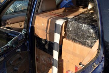 Aproape 16.000 de pachete de țigări de contrabandă au fost capturate de polițiștii de frontieră suceveni la începutul săptămânii în curs