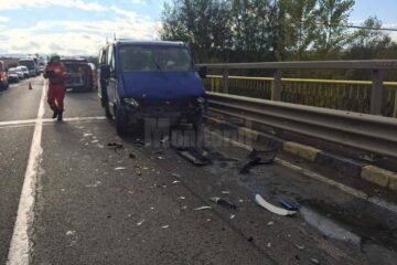 Autoutilitară care a intrat în BMW