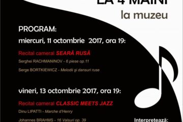 Concerte de pian la 4 mâini, la Muzeul de Istorie