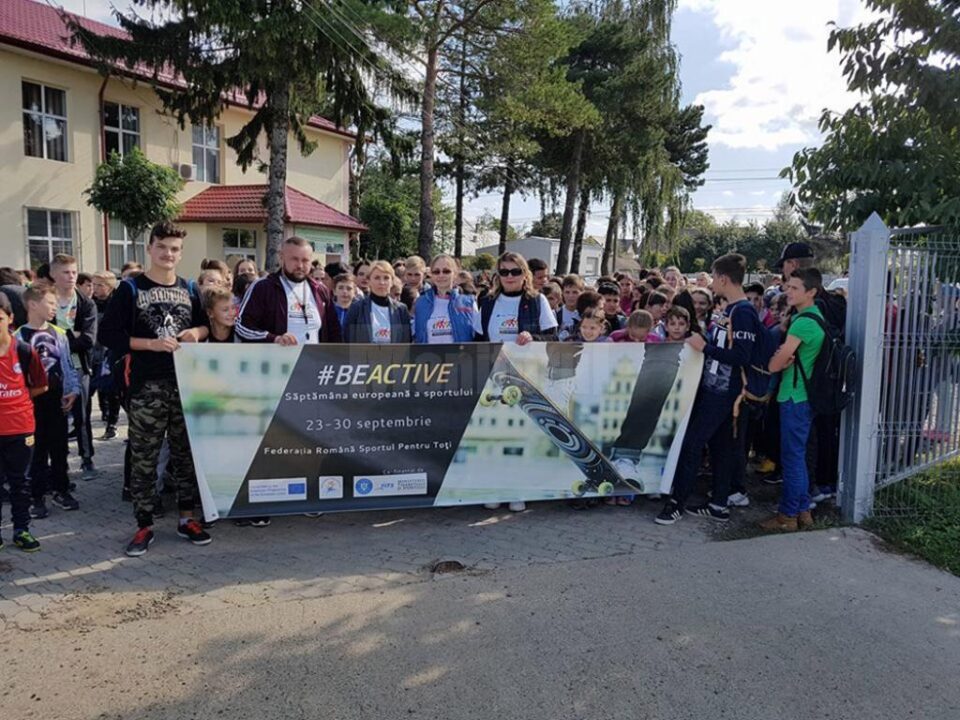 Săptămâna Europeană a Sportului, la Liceul Tehnologic ”Mihai Eminescu” Dumbrăveni