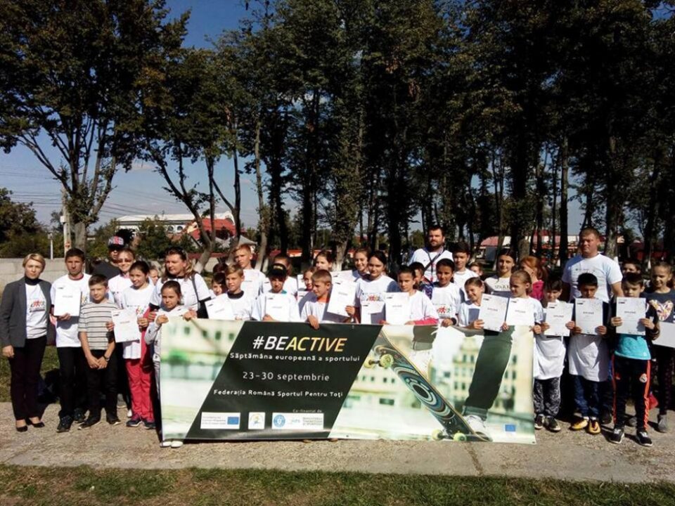 Săptămâna Europeană a Sportului la Liceul Tehnologic ”Mihai Eminescu” Dumbrăveni