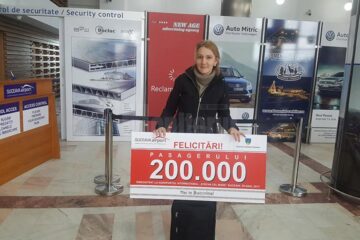 Aeroportul Suceava a depășit anul acesta cifra de 200.000 de pasageri