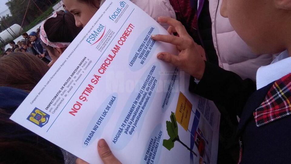 „Educația rutieră, educație pentru viață!”, la Cajvana