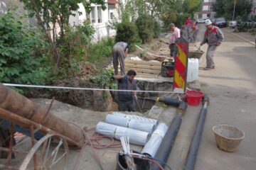 Lucrările de termoficare din Zamca