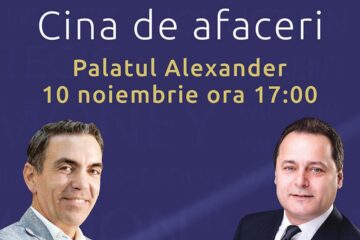 Comunicat de presa - Cina de Afaceri cu tema Antreprenoriat | Performanță | Dezvoltare