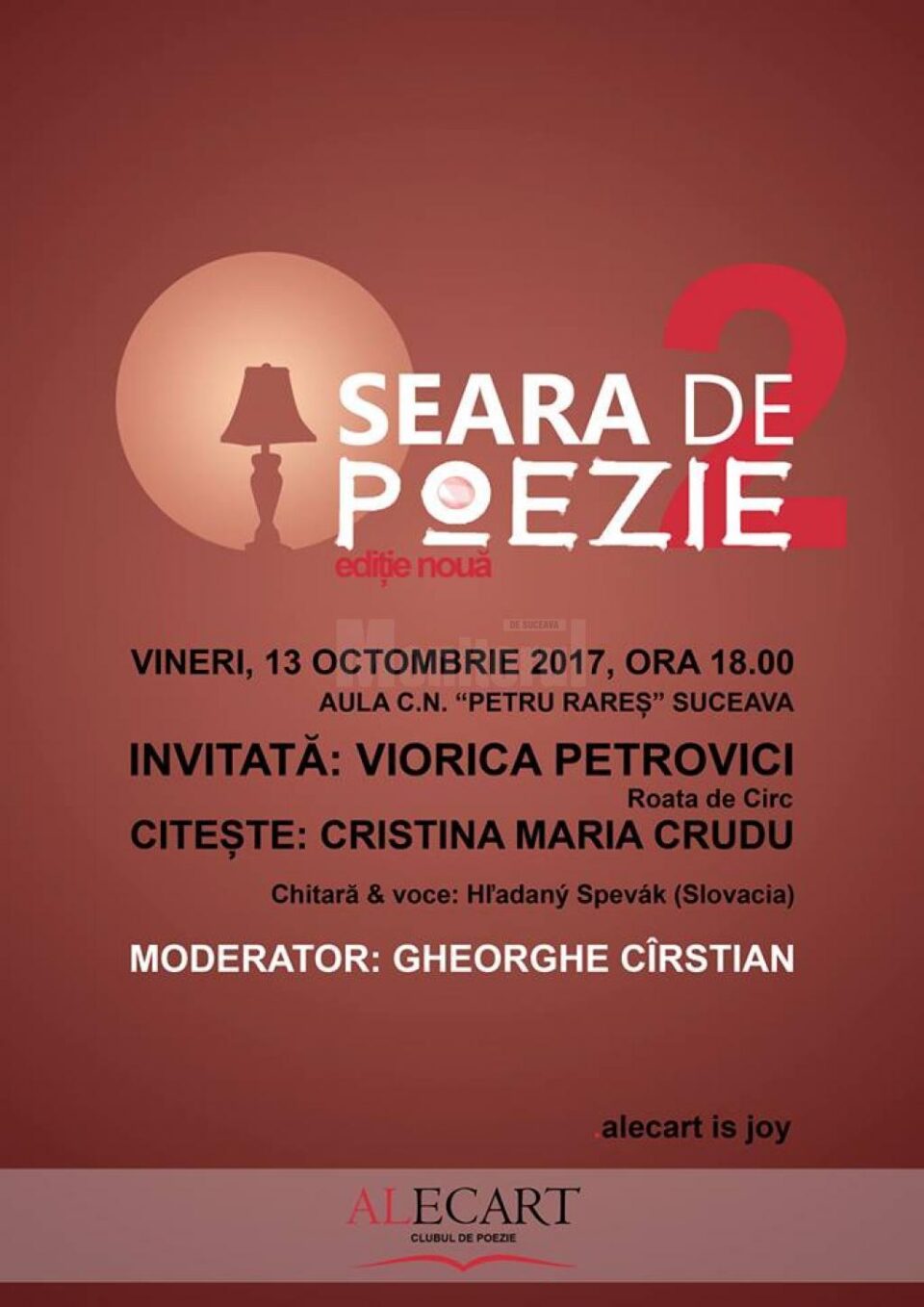 O nouă întâlnire a Clubului de Poezie „Alecart”, la Colegiul „Petru Rareș”