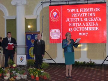 Cele mai performante Întreprinderi Mici și Mijlocii au fost premiate în cadrul Topului Firmelor Private din județul Suceava