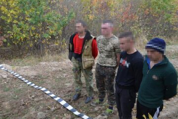 Cei patru ucraineni prinși