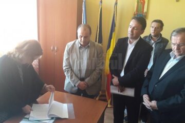 Flutur, prezent alături de Adrian Ionel Brădățan la depunerea candidaturii