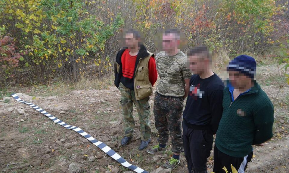 Cei patru ucraineni prinși