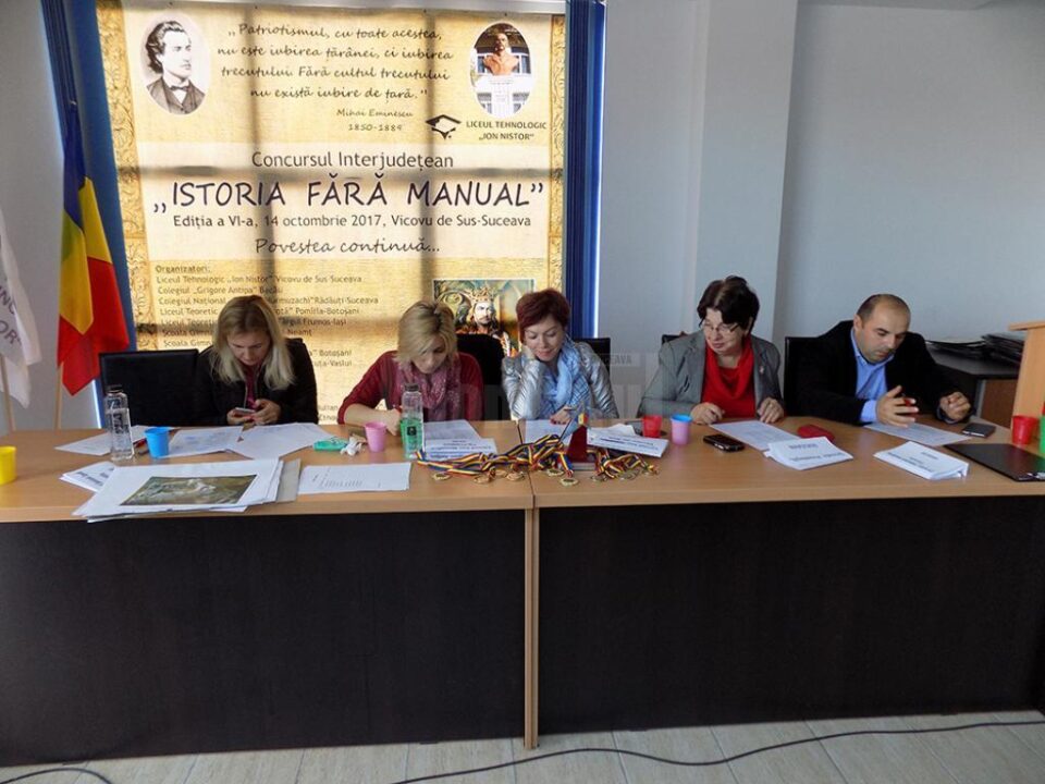 Concursul interjudețean “Istoria fără manual”, ediția a VI-a, la Liceul Tehnologic “Ion Nistor”