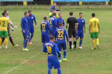 Sucevenii nu știau la finalul meciului de la Afumați că deznodământul partidei va fi decis de Comisia de Disciplină. foto liga2.ro