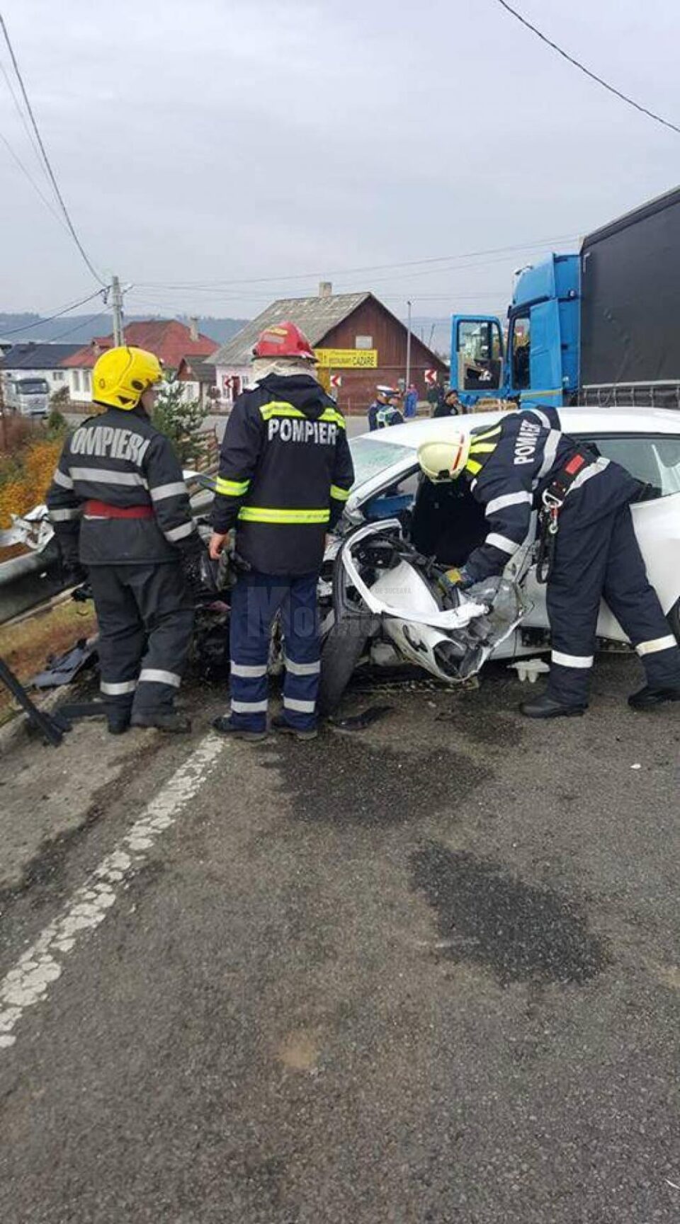 Accident petrecut la Dealu Floreni