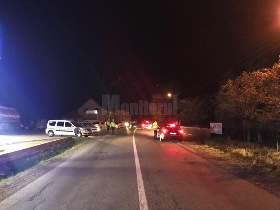 Zeci de filtre de poliție în Rădăuți și zonele învecinate