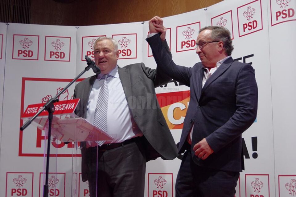 Liderul PSD Suceava, Ioan Stan, l-a felicitat pe Dan Ioan Cușnir pentru câștigarea alegerilor