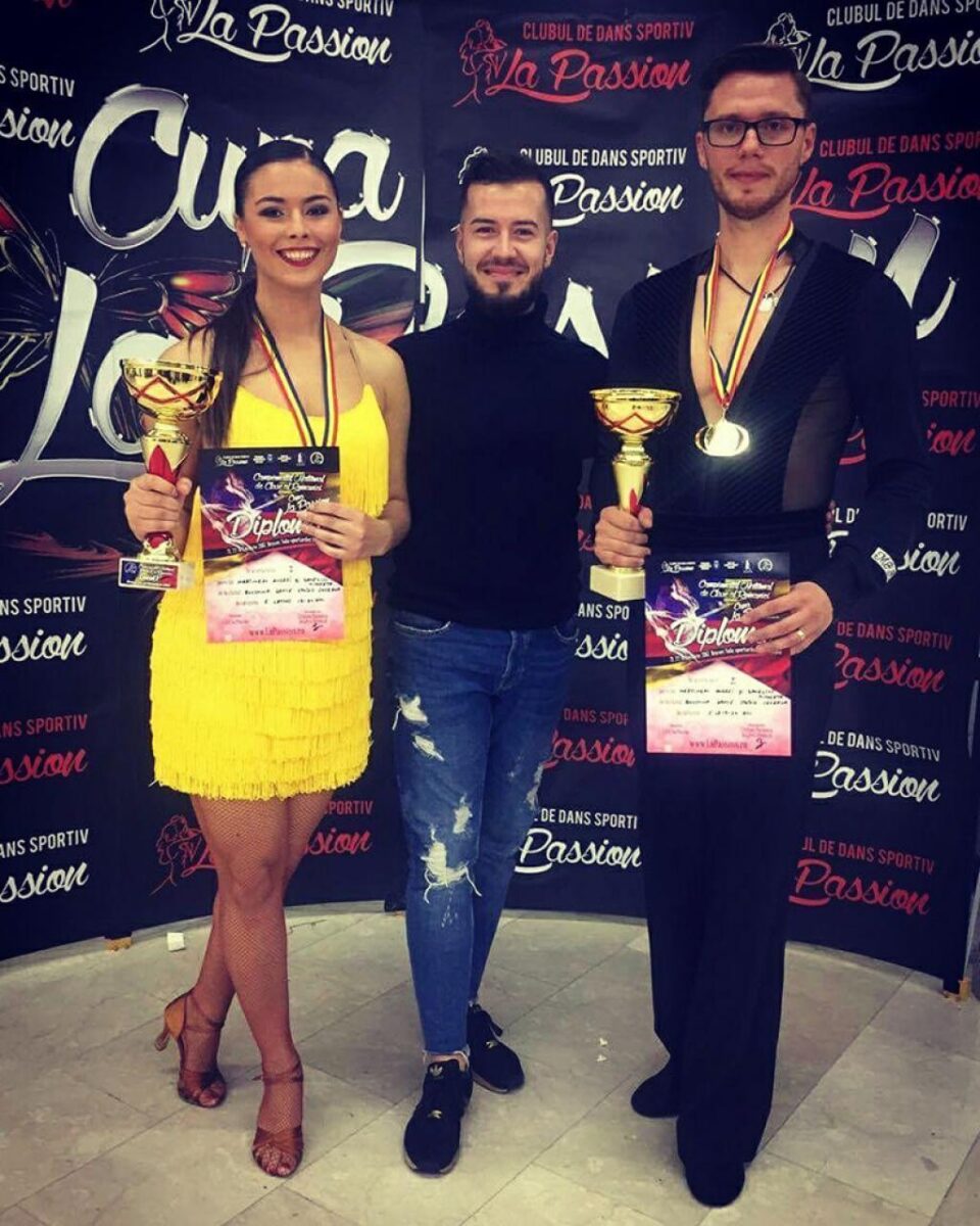 Andrei Martineac și Nicoleta Daneliuc - campioni naționali, clasa E Latino - Adulți