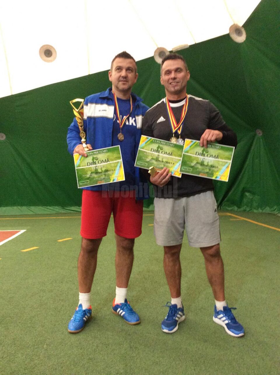 Sucevenii au câștigat prima ediție a „Cupei Prieteniei” la tenis cu piciorul