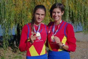 Ionela Lehaci (stânga) și Gianina Beleagă vor fi recompensate pentru succesul de la Mondiale