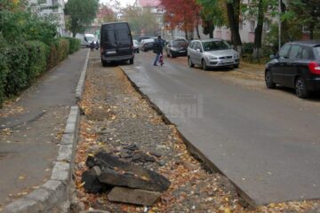 Străzile distruse de lucrările de termoficare din Zamca, fără șanse de refacere curând
