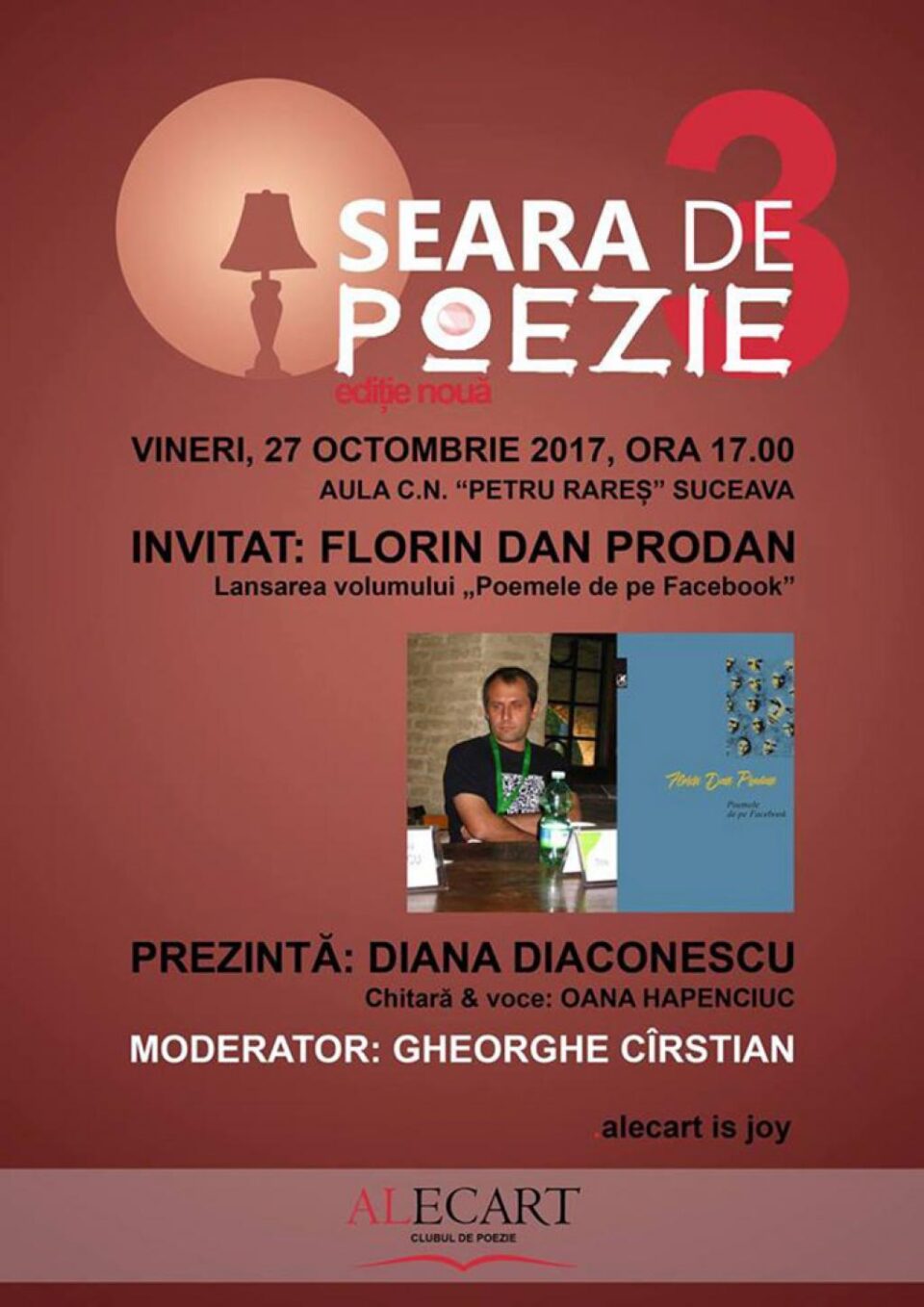 Seară de Poezie cu Alecart, la Colegiul „Petru Rareș”
