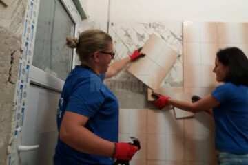 Un grup de voluntari a reabilitat o parte din secția Pediatrie a Spitalului Municipal Câmpulung Moldovenesc