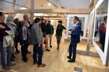 Oliver Mark, la Muzeul de Istorie din Suceava