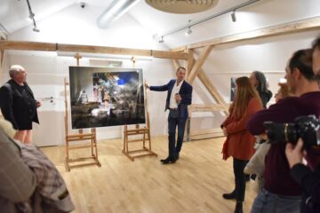 Oliver Mark, la Muzeul de Istorie din Suceava