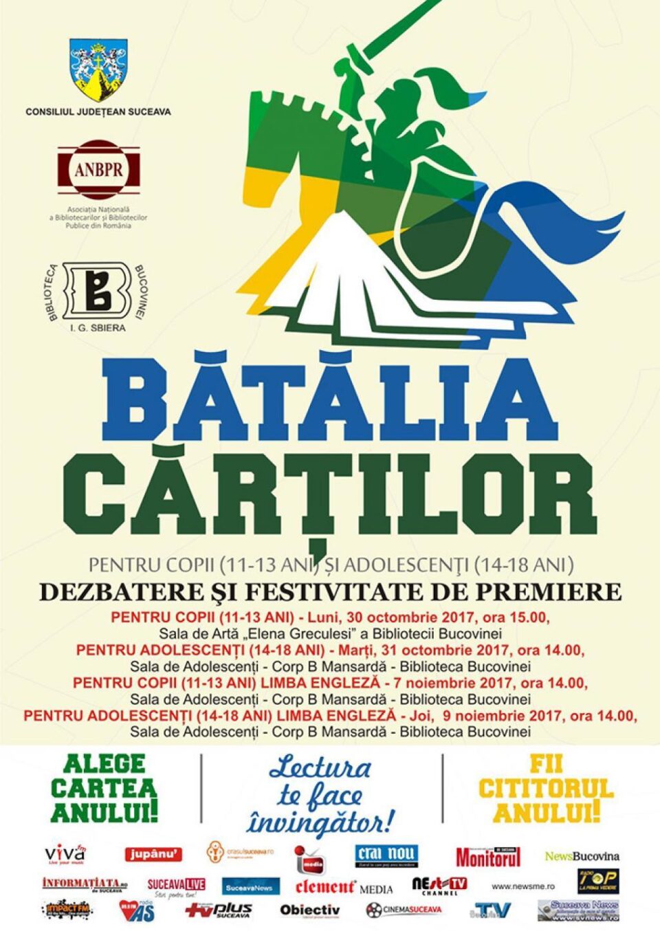 Concursul național de lectură „Bătălia cărților”, aproape de final