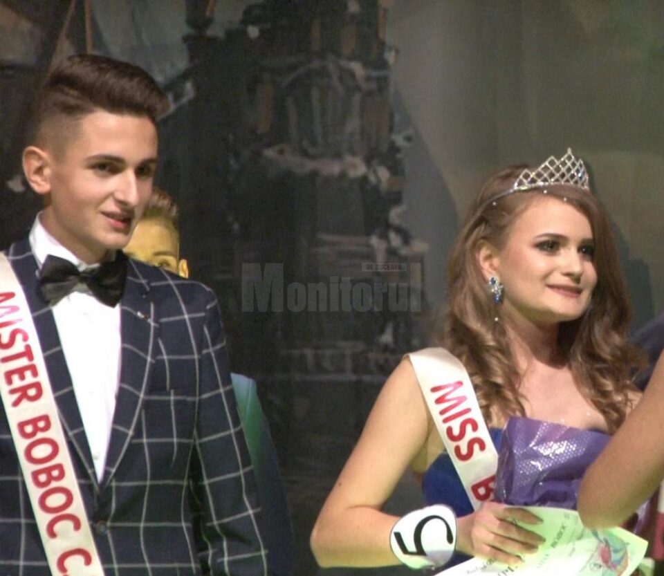 Miss si Mister Boboc au fost aleși Bianca Cazac și Valentin Silitra