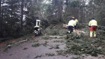 Vijelia de ieri a afectat circulația rutieră în zona de munte și a lăsat localități fără curent electric