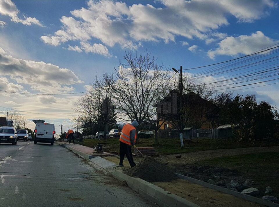 Drumul de acces către șoseaua de centură va fi asfaltat săptămâna viitoare