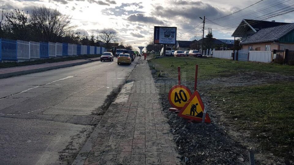 Drumul de acces către șoseaua de centură va fi asfaltat săptămâna viitoare