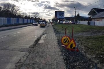 Drumul de acces către șoseaua de centură va fi asfaltat săptămâna viitoare