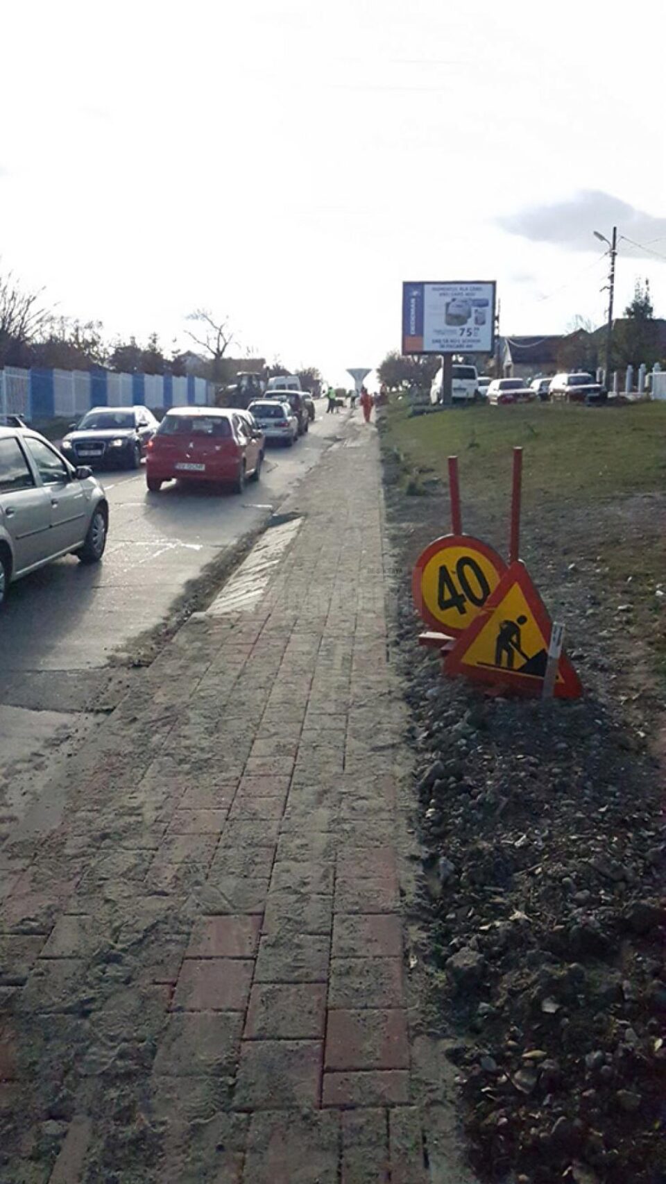 Drumul de acces către șoseaua de centură va fi asfaltat săptămâna viitoare