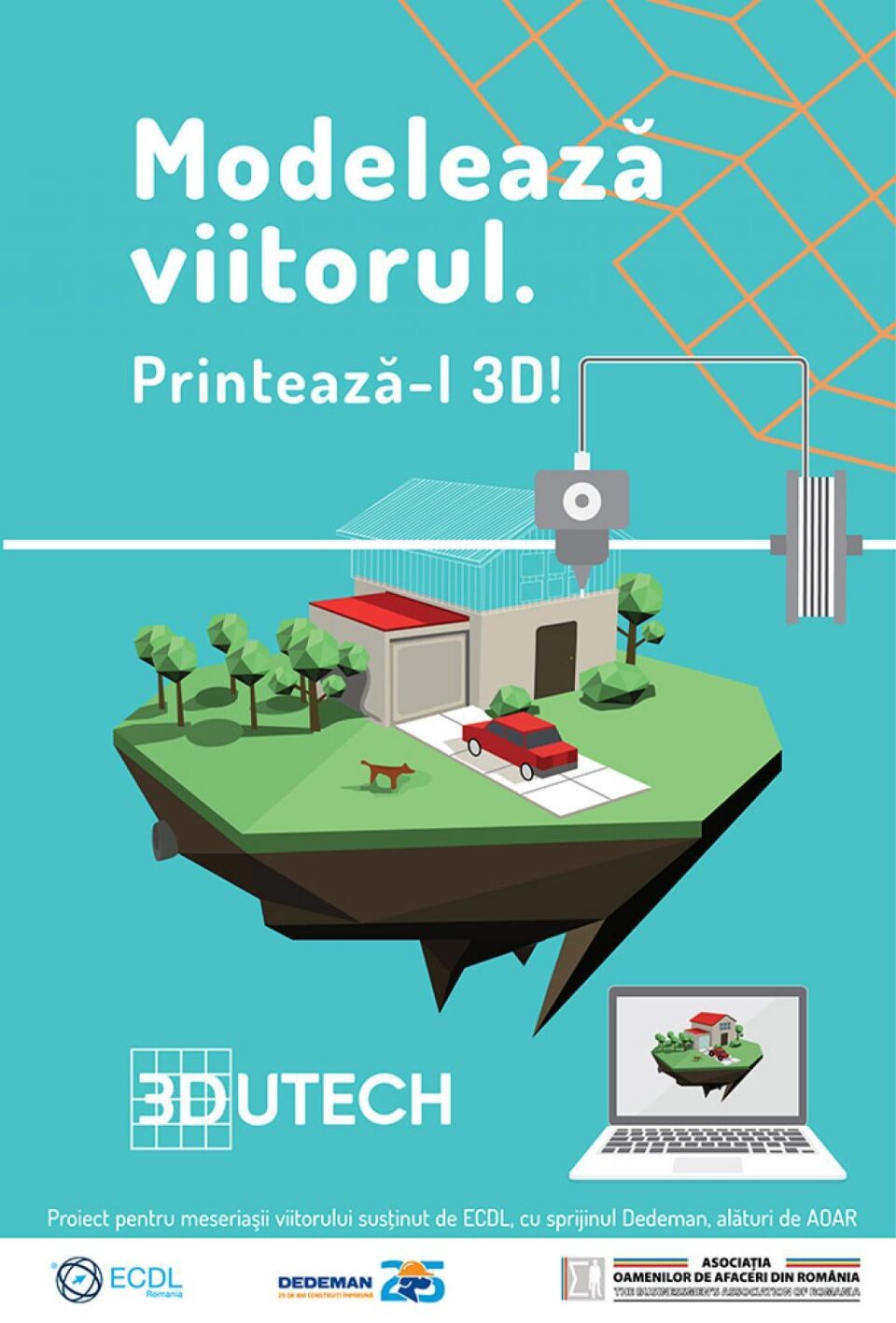 Dedeman îi specializează pe elevii și profesorii de la Rădăuți în printarea 3D