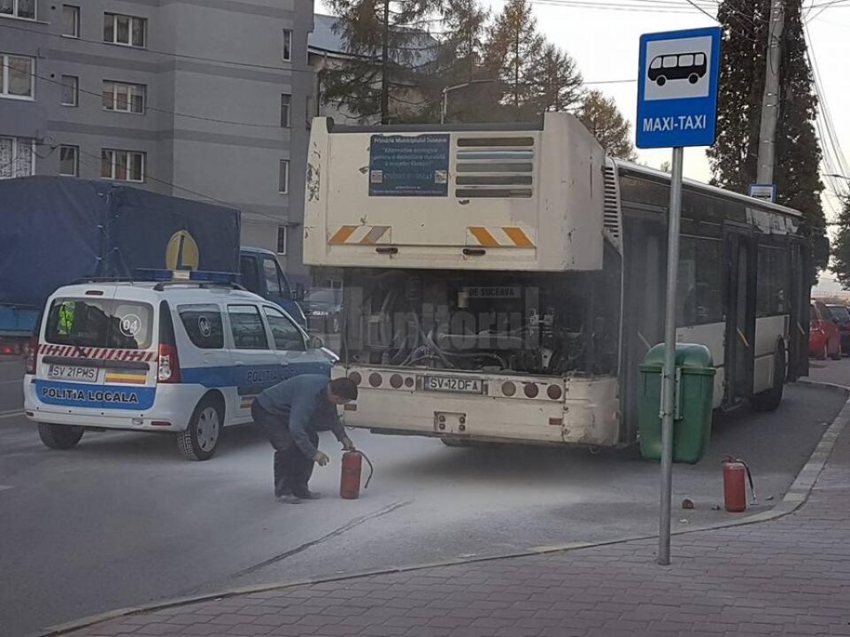 Autobuzul TPl care a luat foc în mers 3